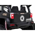 Terénne autíčko Brothers na batériu Čierne + Ovládač + Pomalý štart + EVA + LED MP3
