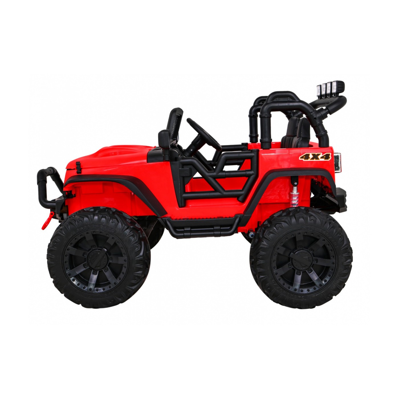 Terénne autíčko Brothers na batériu Červené + Ovládač + Pomalý štart + EVA + LED MP3