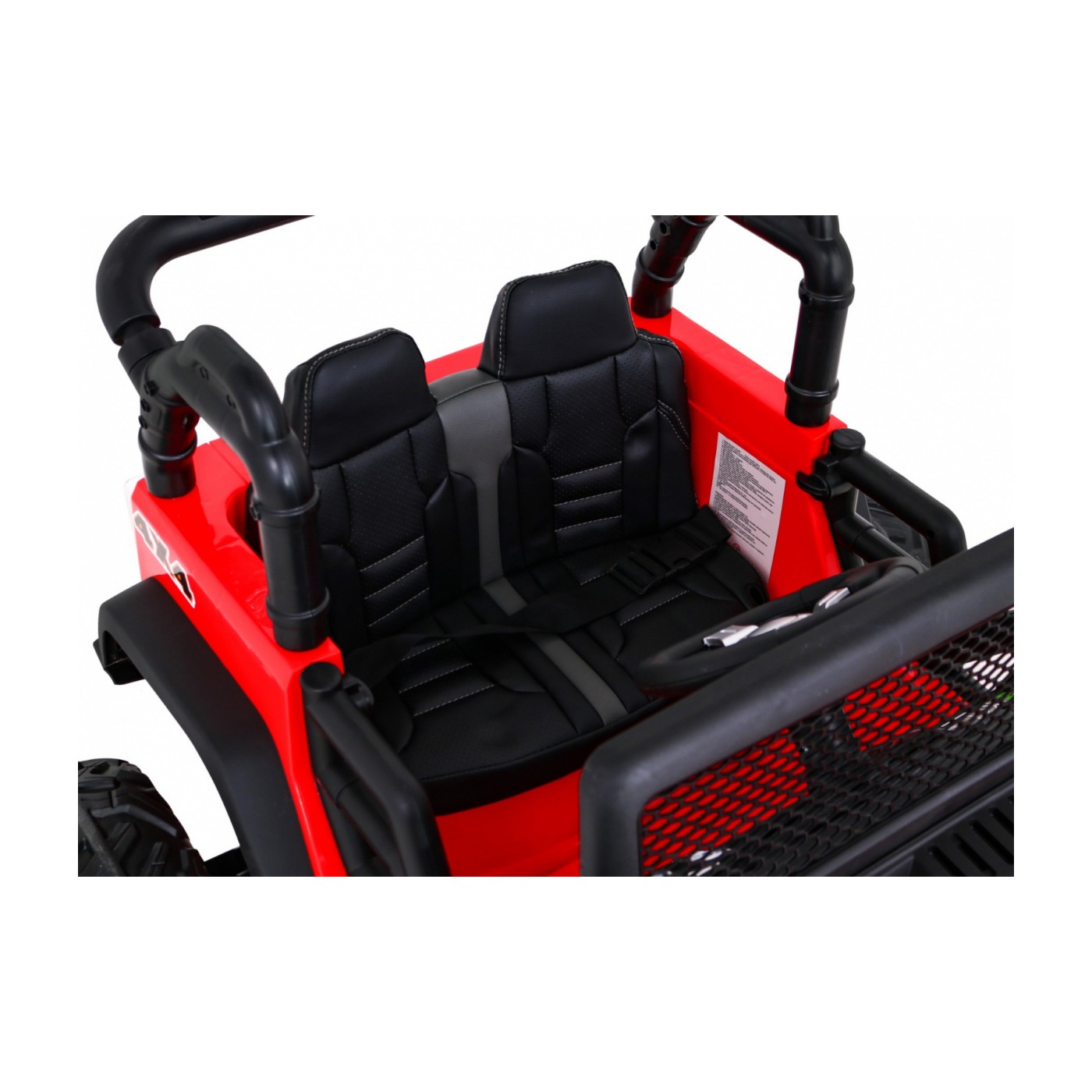 Terénne autíčko Brothers na batériu Červené + Ovládač + Pomalý štart + EVA + LED MP3