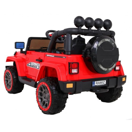 Vozidlo Terénne Full Time 4WD Červené