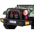 Terénne auto Full Time 4WD pre deti Lakier Moro + Pohon 4x4 + Ovládač + Audio LED + Úložný priestor