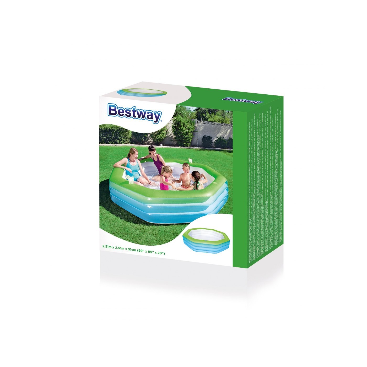 Bazén Oktágon 251 251 51cm BESTWAY