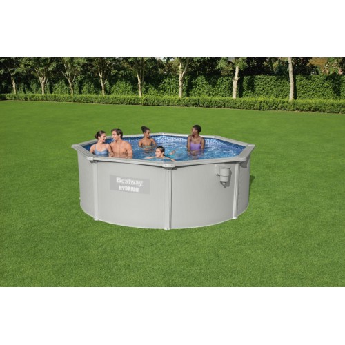 Bazén panelový HYDRIUM 360x120 Okrúhly 12FT BESTWAY 8w1 + Pieskový filter