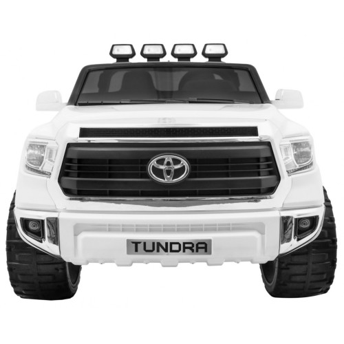 Toyota Tundra XXL pre deti Biela + Ovládač + Batožinový priestor + LED + Audio + EVA + Pomalý štart