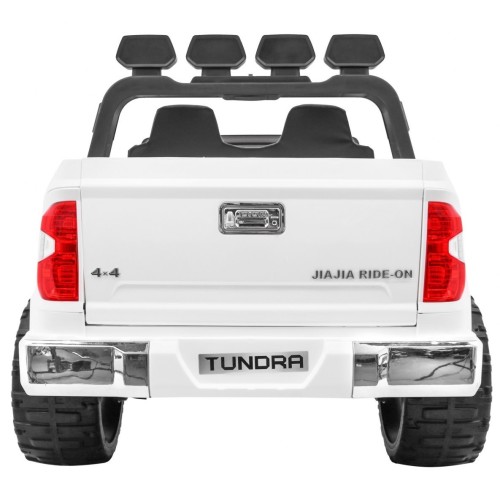 Toyota Tundra XXL pre deti Biela + Ovládač + Batožinový priestor + LED + Audio + EVA + Pomalý štart