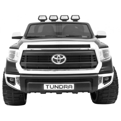 Toyota Tundra XXL pre deti Čierna + Ovládač + Batožinový priestor + LED + Audio + EVA + Pomalý štart