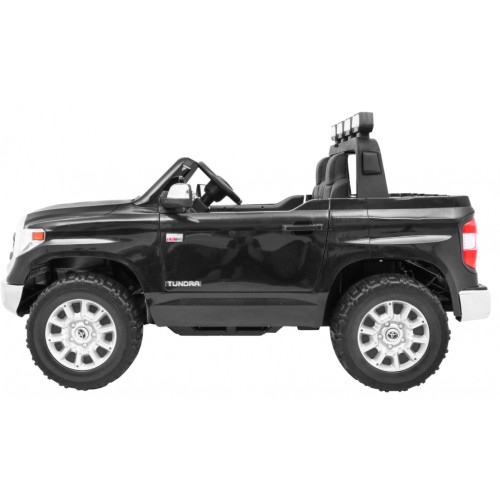 Toyota Tundra XXL pre deti Čierna + Ovládač + Batožinový priestor + LED + Audio + EVA + Pomalý štart