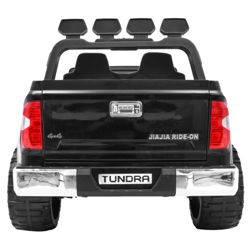 Toyota Tundra XXL pre deti Čierna + Ovládač + Batožinový priestor + LED + Audio + EVA + Pomalý štart