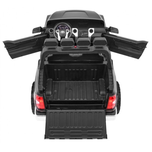 Toyota Tundra XXL pre deti Čierna + Ovládač + Batožinový priestor + LED + Audio + EVA + Pomalý štart