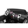 Toyota Tundra XXL pre deti Čierna + Ovládač + Batožinový priestor + LED + Audio + EVA + Pomalý štart
