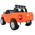 Toyota Tundra XXL pre deti Oranžová + Ovládač + Batožinový priestor + LED + Audio + EVA + Pomalý štart