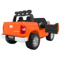 Toyota Tundra XXL pre deti Oranžová + Ovládač + Batožinový priestor + LED + Audio + EVA + Pomalý štart