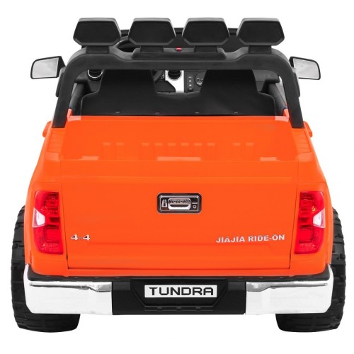 Toyota Tundra XXL pre deti Oranžová + Ovládač + Batožinový priestor + LED + Audio + EVA + Pomalý štart