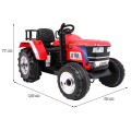 Traktor Blazin BW na batériu Červený + Ovládač + Pomalý štart + Zvuky Svietidlá