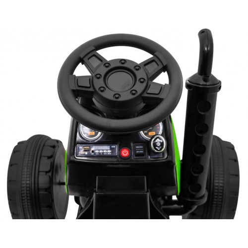 Traktor Blazin BW na batériu Zelený + Ovládač + Pomalý štart + Zvuky Svietidlá