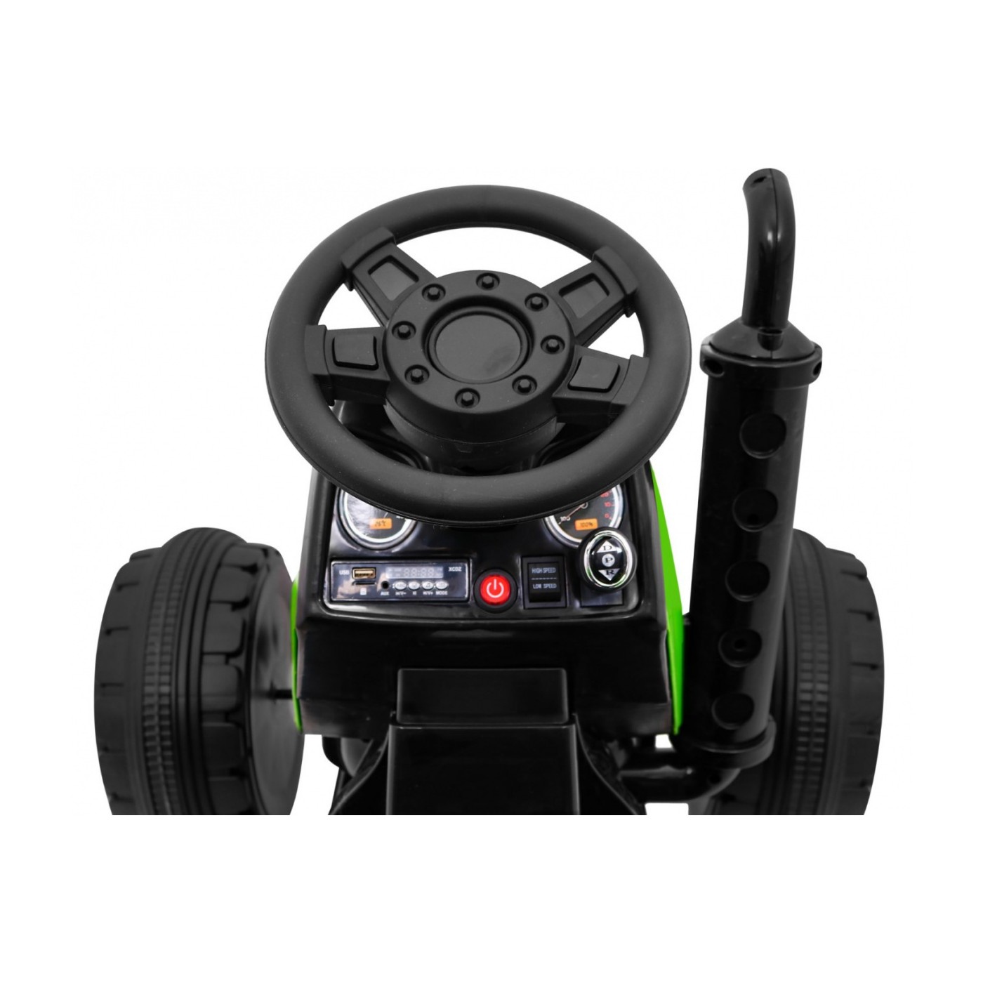 Traktor Blazin BW na batériu Zelený + Ovládač + Pomalý štart + Zvuky Svietidlá