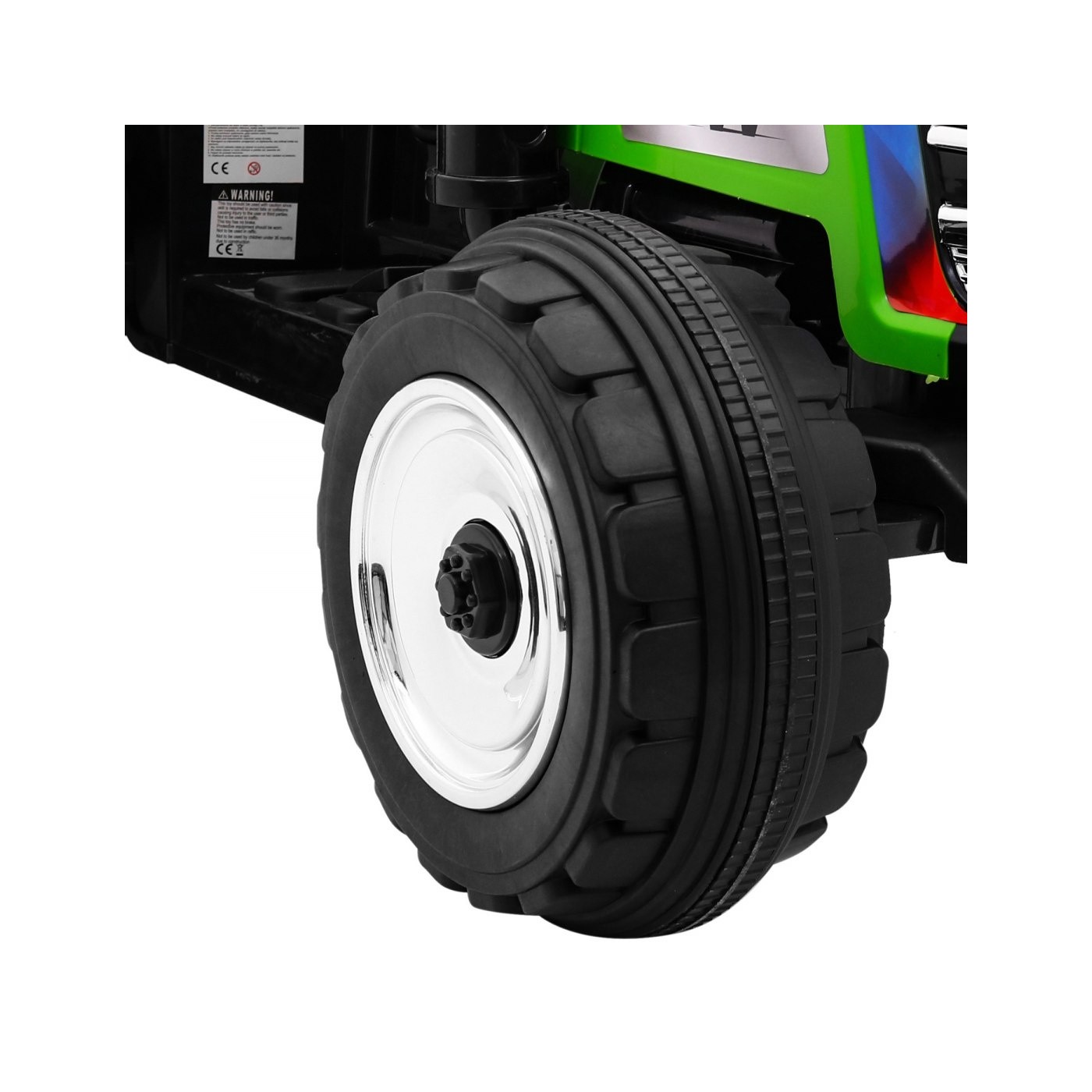 Traktor Blazin BW na batériu Zelený + Ovládač + Pomalý štart + Zvuky Svietidlá