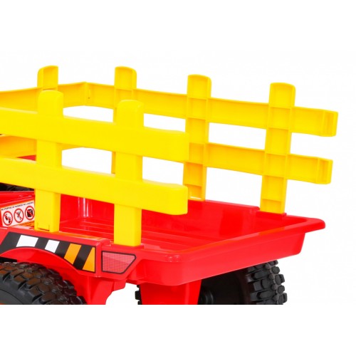 Vozidlo Traktor s Prívesom BLOW Červený