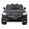 Volvo XC90 na batériu pre deti Čierne + Ovládač + Batožinový priestor + EVA + Pomalý štart + Rádio MP3 + LED