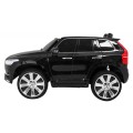 Volvo XC90 na batériu pre deti Lak Čierny + Ovládač + Batožinový priestor + EVA + Pomalý štart + Rádio MP3 + LED