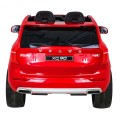 Volvo XC90 na batériu pre deti Lak Červený + Ovládač + Batožinový priestor + EVA + Pomalý štart + Rádio MP3 + LED
