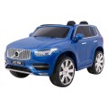 Volvo XC90 na batériu pre deti Lak Modrý + Ovládač + Batožinový priestor + EVA + Pomalý štart + Rádio MP3 + LED