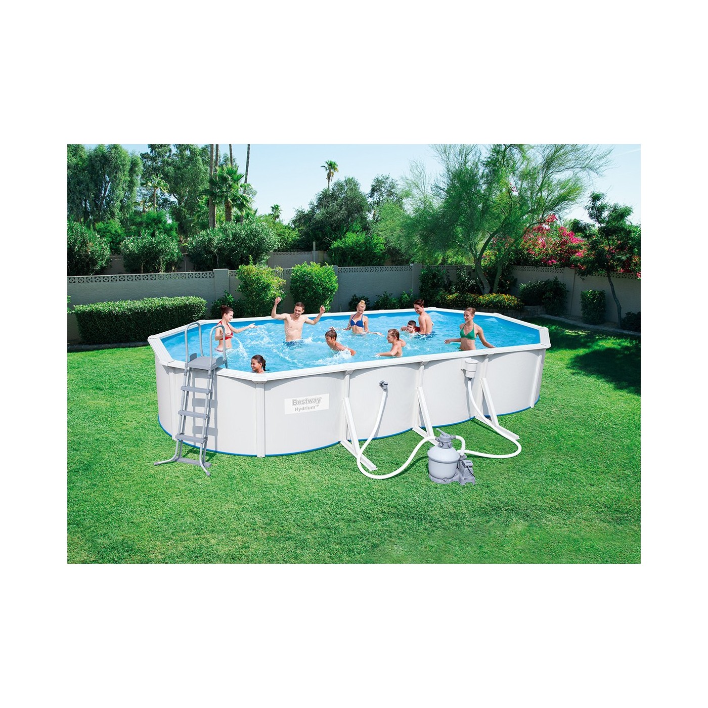 Bazén Panelový 24FT 740x360x120 HYDRIUM 5w1 BESTWAY