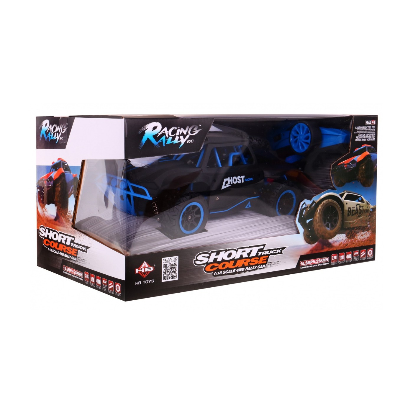 Autíčko 4wd Short Course 2,4 Ghz Čierne