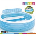 Rodinný Bazén s Lavicou 229 cm x 218 cm x 79 cm INTEX