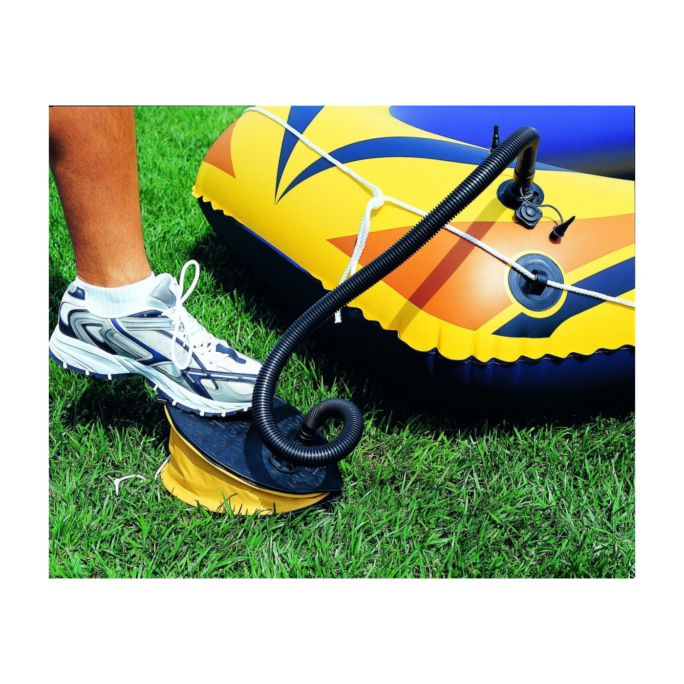 Nožná pumpa pre nafukovacie príslušenstvo BESTWAY 1,4l/cyklus + 3 koncovky