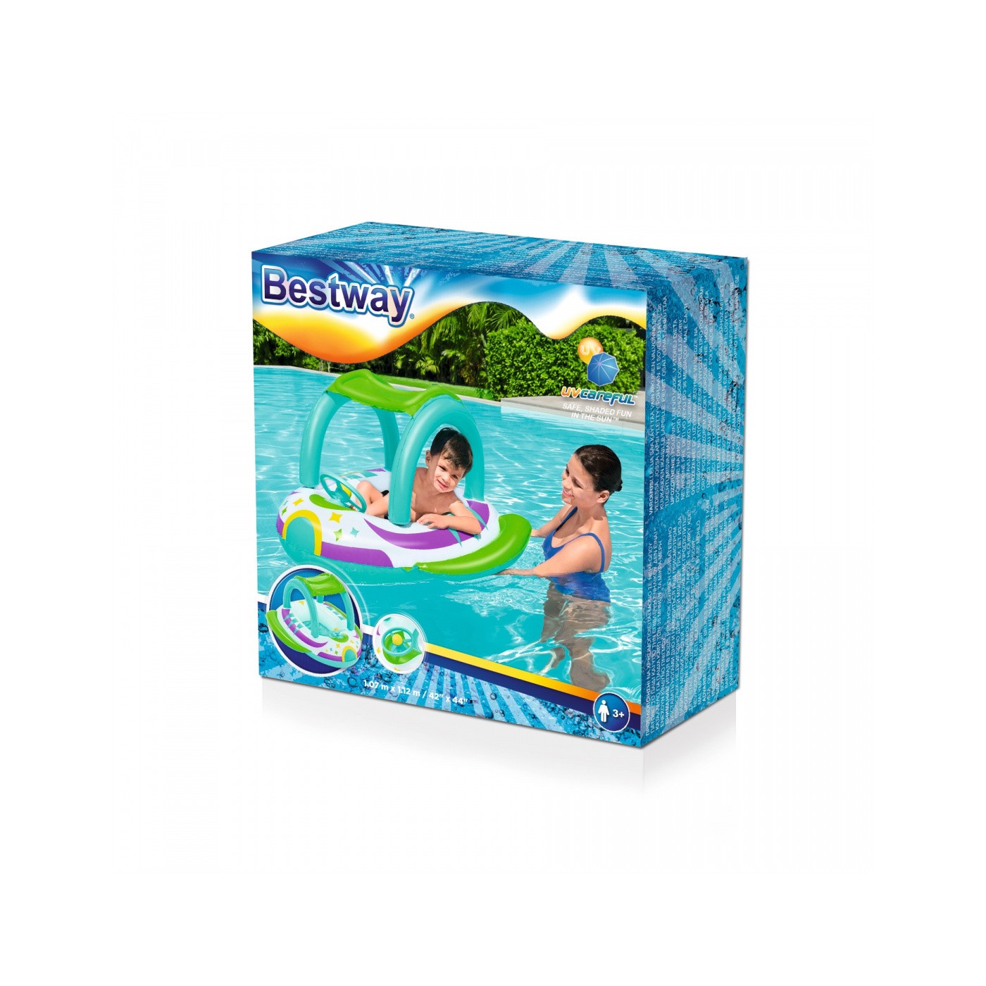 Čln Vesmírna loď s baldachýnom BESTWAY