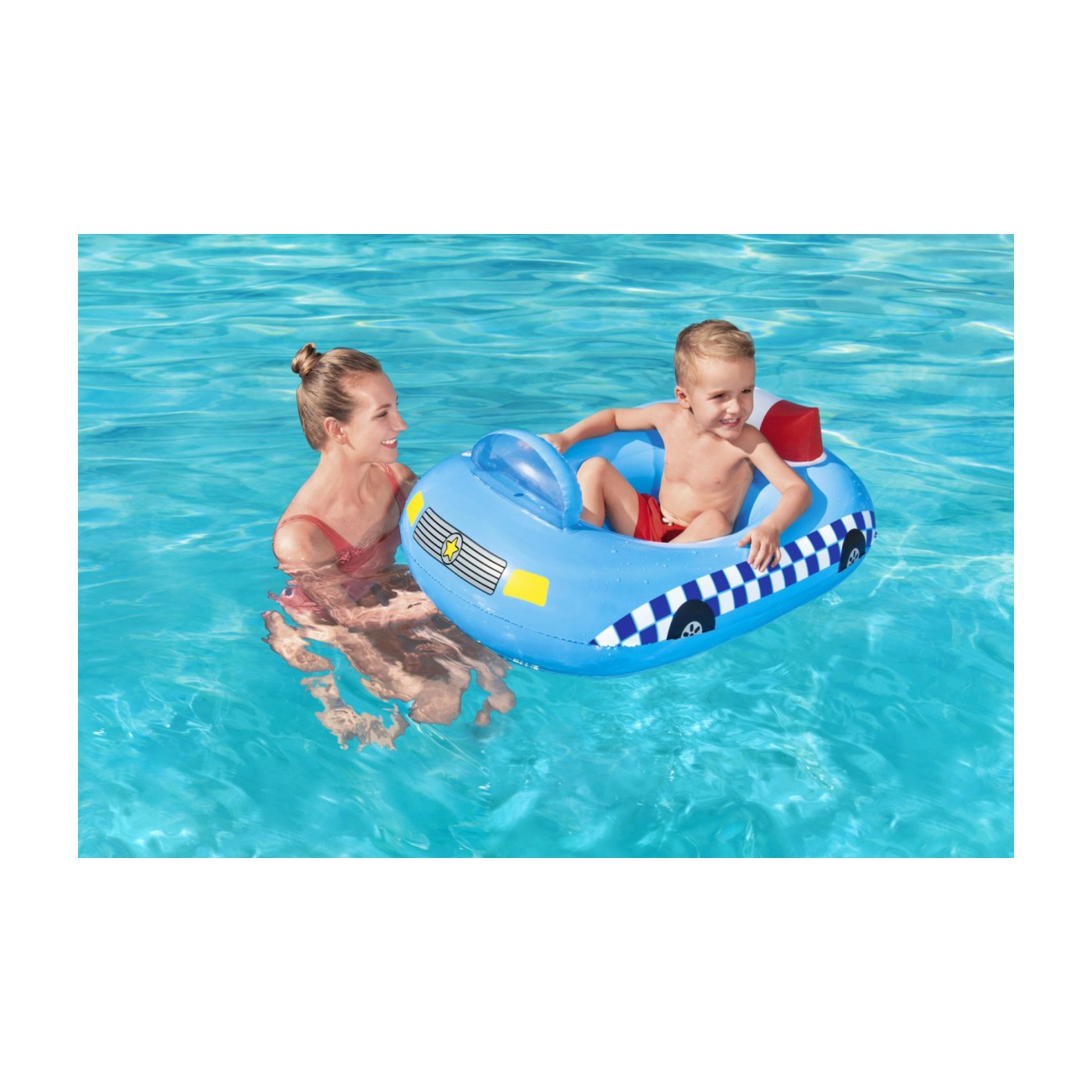 Nafukovací čln Polícia pre deti 97x74 BESTWAY + zvuková siréna