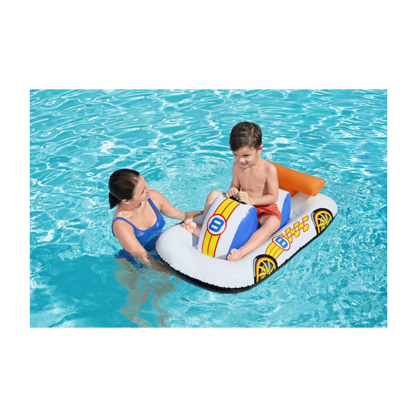 Čln Športové auto 110x75cm BESTWAY