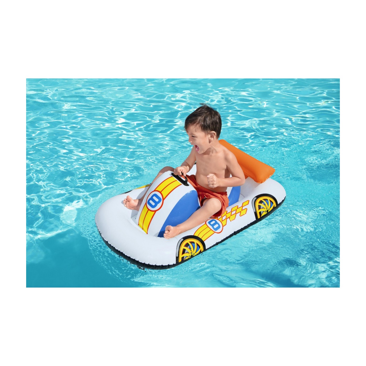 Čln Športové auto 110x75cm BESTWAY