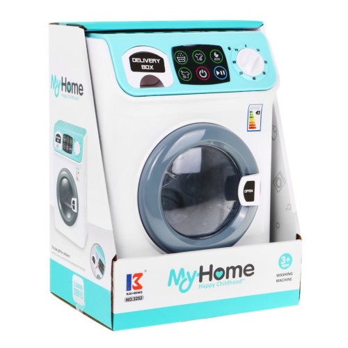 Interaktívna práčka pre deti 3+ Dotykový panel + Svietiace efekty + Otvárateľné časti