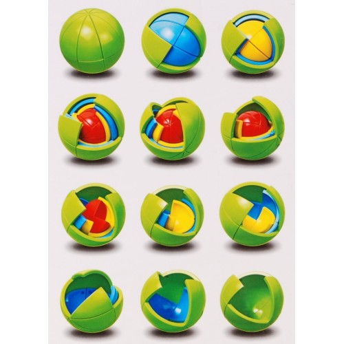 Priestorové Puzzle Guľa 3D pre deti 4+ Logická hra
