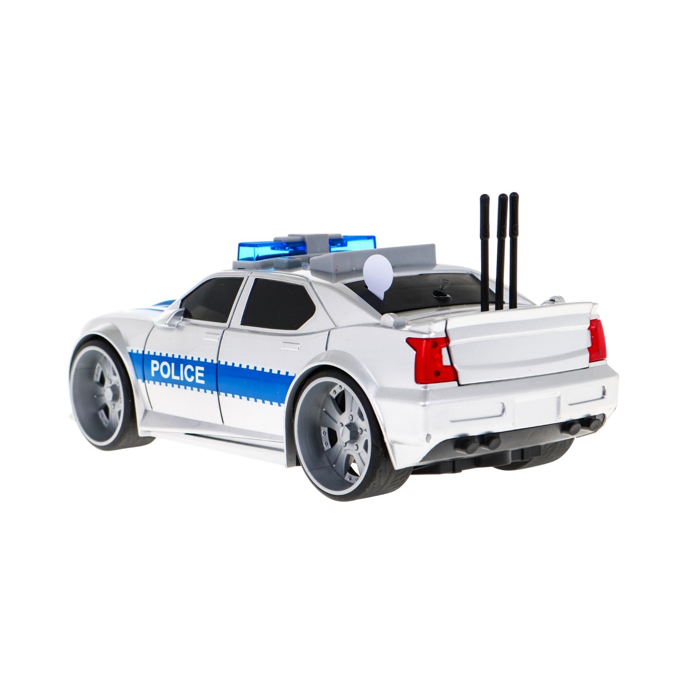 Interaktívne policajné auto pre deti 3+ Model auta 1:16 Svietiace efekty + Zvuky