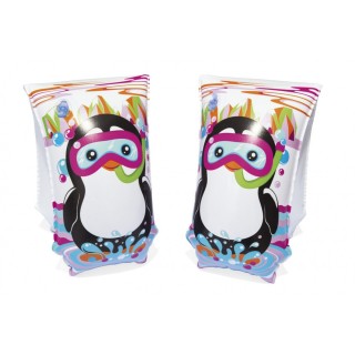 Rukávniky pre deti na plávanie Tučniaky BESTWAY 30x15cm