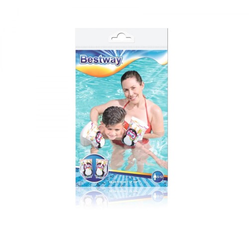 Rukávniky pre deti na plávanie Tučniaky BESTWAY 30x15cm