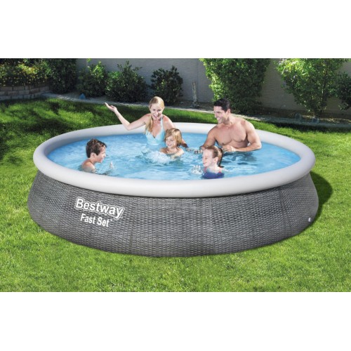 Bazén expanzný 13FT 396x84cm Sivý BESTWAY