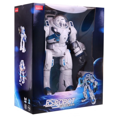 RS-Robot Spaceman biely RASTAR Diaľkovo ovládaný Cyborg + ovládač 2,4 GHz