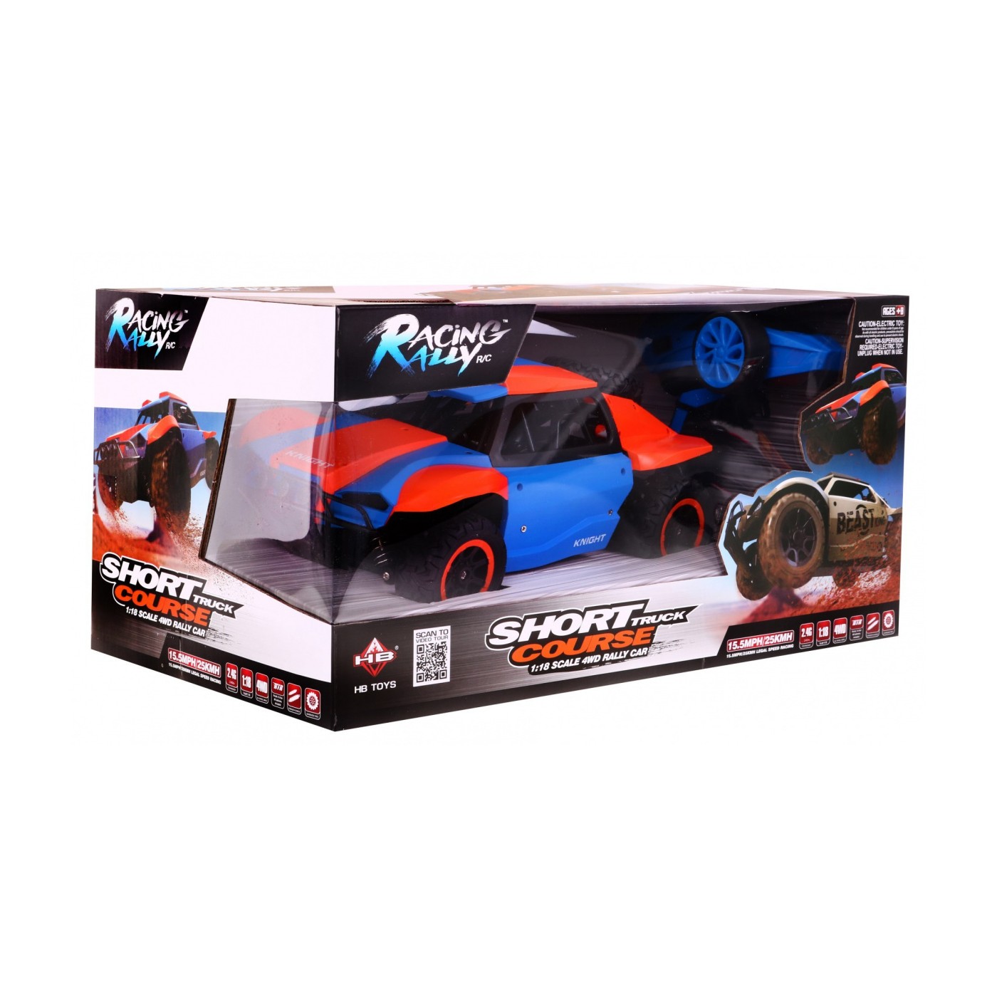 Autíčko 4wd Short Course 2,4 Ghz Modré