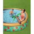 Bazénik expanzný s Tryskajúcou vodou pre deti Tropický 457x84cm 15FT BESTWAY
