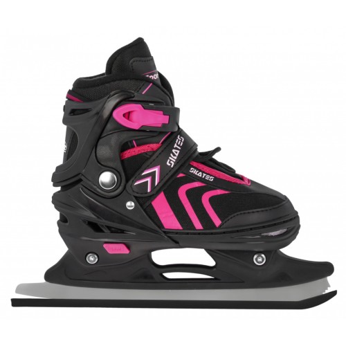 Sada 4v1 dvojradové  korčule pre deti Veľkosť 29-33 Ružový