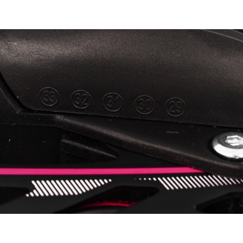 Sada 4v1 dvojradové  korčule pre deti Veľkosť 29-33 Ružový