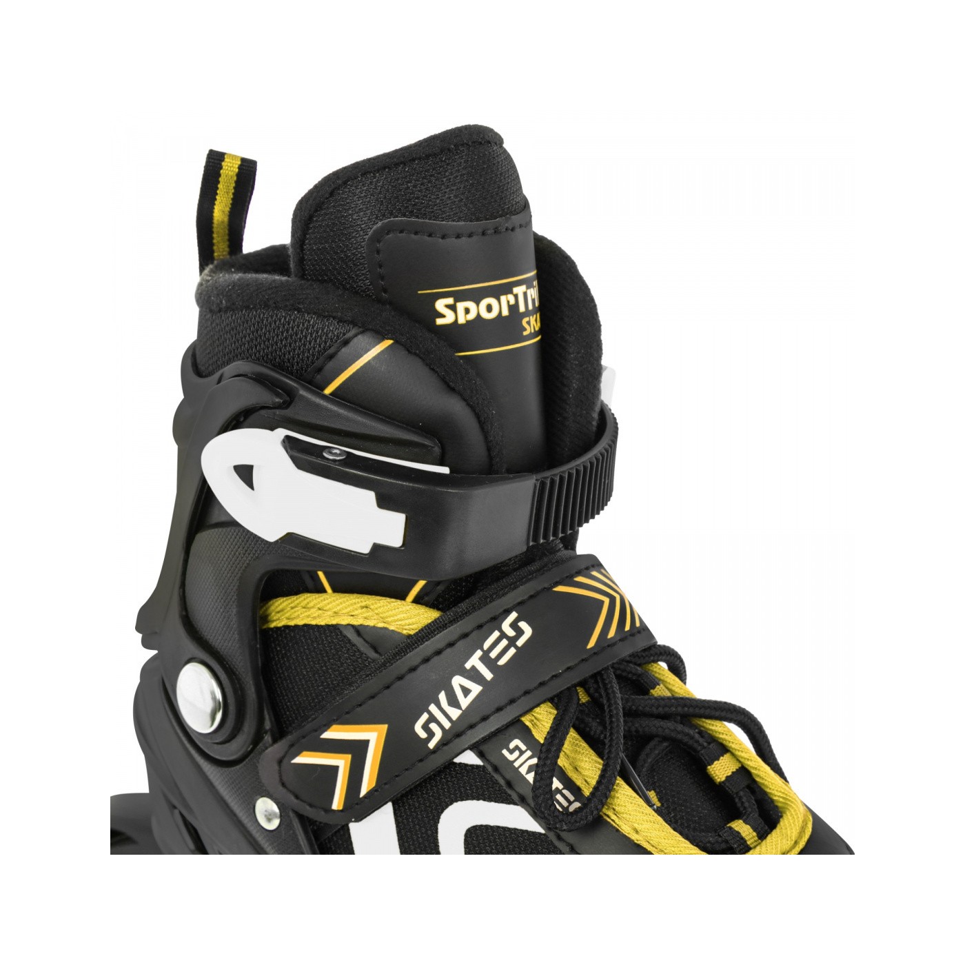 Sada 4v1 dvojradové korčule pre deti Veľkosť 29-33 Žltý