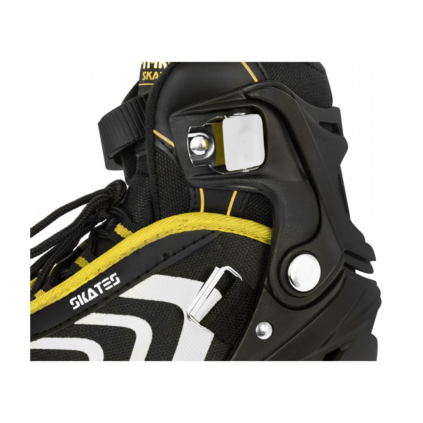 Sada 4v1 dvojradové korčule pre deti Veľkosť 29-33 Žltý