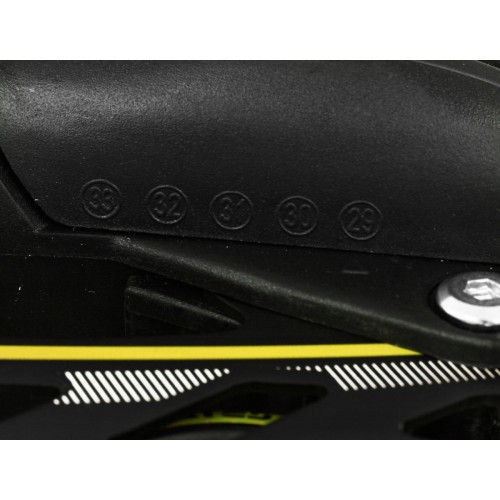 Sada 4v1 dvojradové korčule pre deti Veľkosť 29-33 Žltý