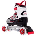 Korčule, inline korčule, Sada 4v1 30-33 Červené