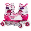 Korčule,  inline korčule, Sada 4v1 30-33 Ružové